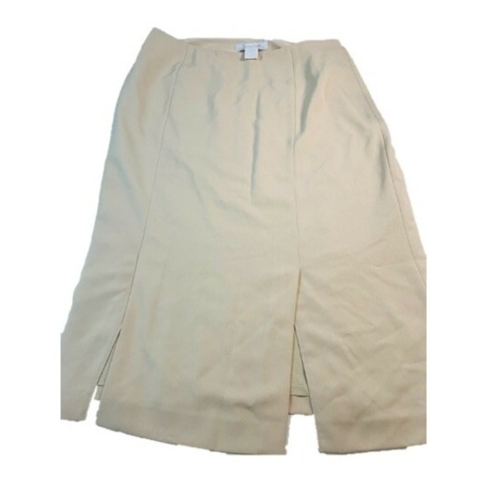 Votre Nom Collection Women's US‎ Size 8 Gold Beige Lined Skirt EU SZ. 40- EUC
